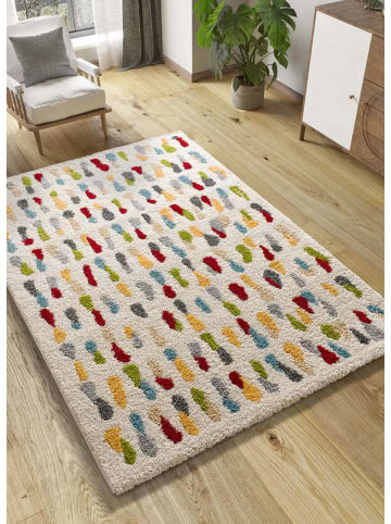 Atticgo Hochflor-Teppich BREMEN in mehrfarbig