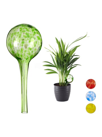 relaxdays 4x Bewässerungskugel in Grün
