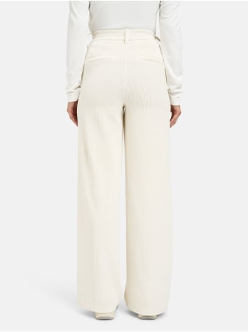 Milano Italy Wideleg Pants French Pockets in Cream