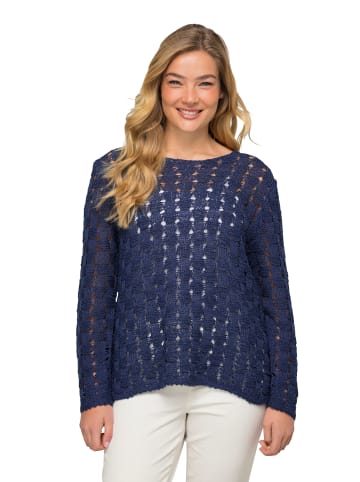 LAURASØN Pullover in mittelblau