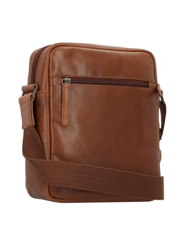 Greenburry Vintage Umhängetasche Leder 20 cm in natur