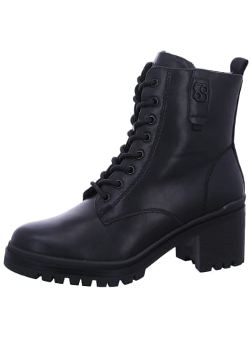 S. Oliver Schnürstiefel  in Schwarz