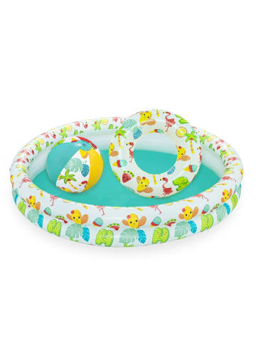 Bestway Planschbecken-Set Beachtastic™ Ø 122 x 20 cm in Mehrfarbig ab 0 Monate