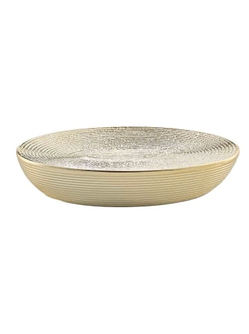 Douceur d’Intérieur Metallische Seifenschale, TRESOR in Gold, 11,5 x 9,5 cm