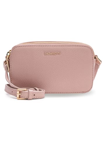 Lazarotti Bologna Leather Umhängetasche Leder 18 cm in pink