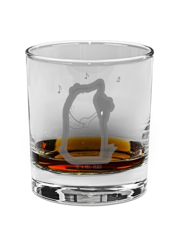 Mr. & Mrs. Panda Whiskey Glas Bär Lied ohne Spruch in Transparent