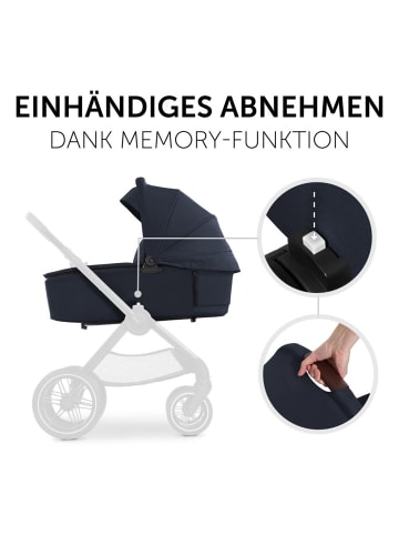Hauck Faltbare Babywanne (Carrycot) für Walk N in schwarz,blau