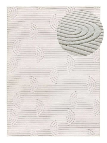 Atticgo Waschbarer Kurzflor-Teppich ESTILO in creme