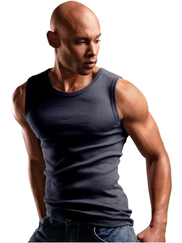 H.I.S Muscleshirt in oliv, schwarz, anthrazit