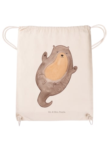 Mr. & Mrs. Panda Jutebeutel Otter Umarmen ohne Spruch in Creme