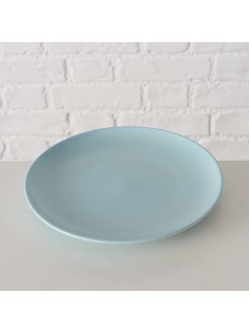 Boltze Keramik Teller Pastell in Hellblau