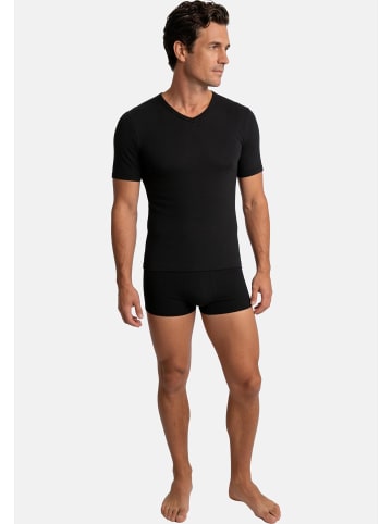SPEIDEL Unterhemd / Shirt Kurzarm Sky.line in Schwarz