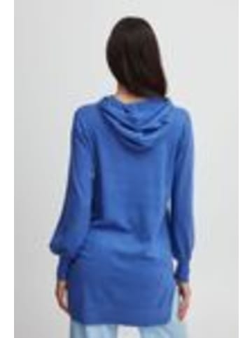 b. young BYMMPIMBAH HOODIE - KNIT Regular fit in Strong Blue Melange