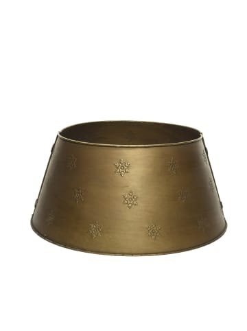 MARELIDA Weihnachtsbaumrock Abdeckung für Baumständer D: 57cm in gold