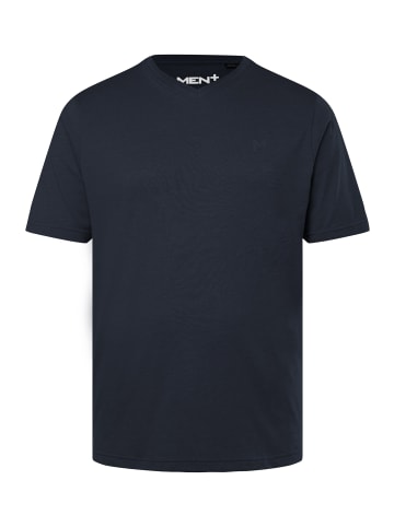 Men Plus Kurzarm T-Shirt in navy blau
