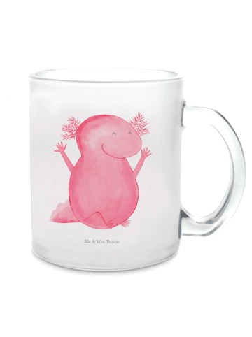 Mr. & Mrs. Panda Teetasse Axolotl Hurra ohne Spruch in Transparent