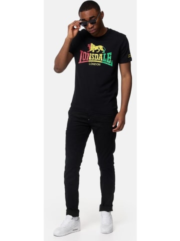 Lonsdale T-Shirt "Freedom T-Shirt Normale Passform" in Schwarz
