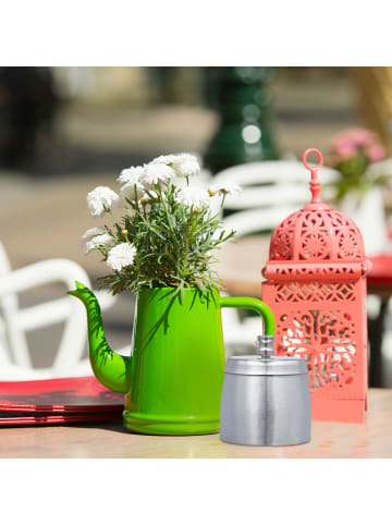 relaxdays 2 x Aschenbecher in Silber