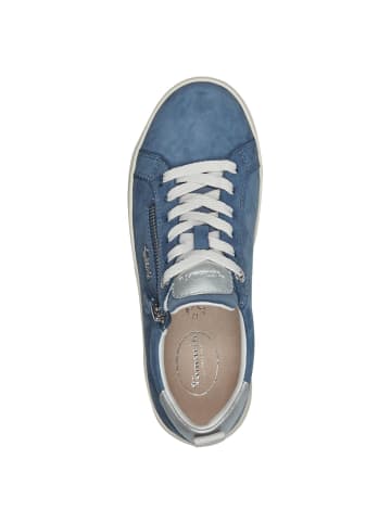 Tamaris WIDE FIT Sneaker in DENIM NUBUC
