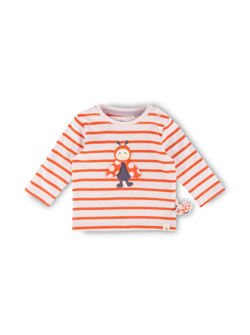 Sigikid Langarmshirt happy ladybug in Hellrosa/Rot