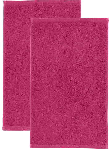 Erwin Müller Frottier Gästetuch 2er-Pack Heidenheim in fuchsia