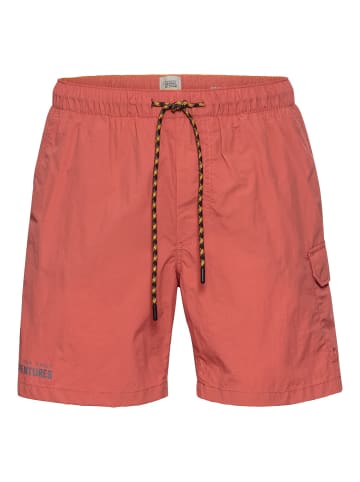 Camel Active Beach Shorts mit Cargotasche in Rot