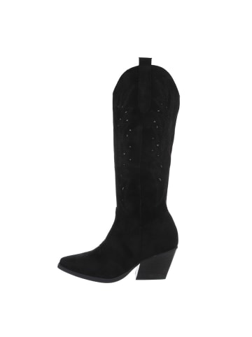 Ital-Design Stiefel in Schwarz