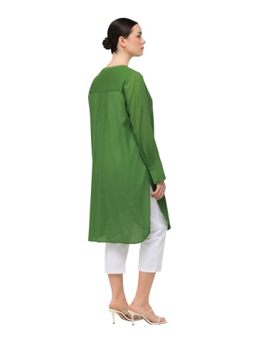 Ulla Popken Longtunika in moosgrün