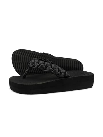 Flip Flop Sandalen "comfy*weave" in schwarz