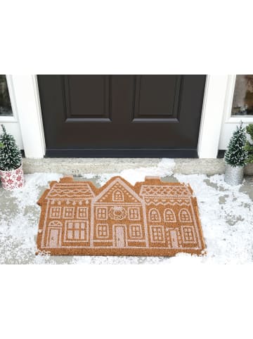 Beliani Fußmatte MUHIKAP in /Weiß - (W) 60 x (L) 90 cm