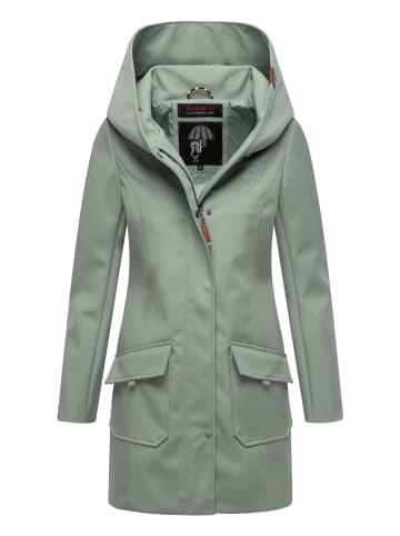 Marikoo Softshellmantel Mayleen in Smokey Mint