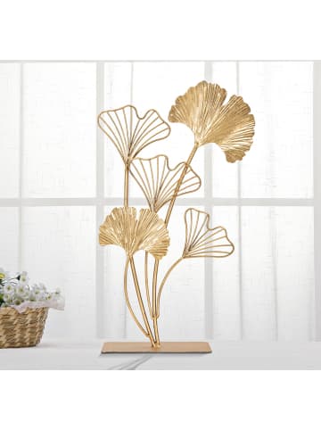 Mauro Ferretti Goldene Metallskulptur, 26 x 11,5 x 44,5 cm