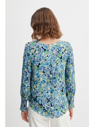 Fransa Langarmbluse FRNYNNE BL 1 - 20611704  Bluse mit Muster in Blau