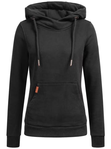 Alessandro Salvarini Hoodie Alessandro Salvarini Damen Sweatshirt Hoodie Kapuzen Pullover AS298 in Schwarz