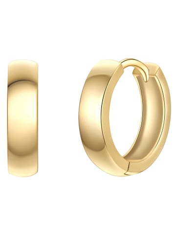 Yokoamii Creolen aus Metall-Legierung in gelbgold
