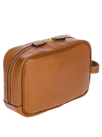 BRIC`s Life Pelle - Kulturbeutel 25 cm (cognac) in cognac