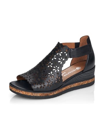 remonte Komfort Sandalen in Schwarz