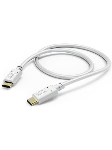 Hama USB Type-C zu USB Type-C Ladekabel 1,5m in Weiß