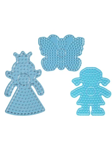 Hama Stiftplatten-Set Mädchen, transparent für Maxi-Bügelperlen - ab 3 Jahren