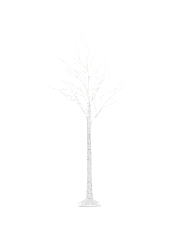 Beliani LED Deko LAPPI in Weiß - (W) 40 x (H) 160 x (L) 40 cm