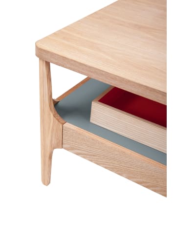 Kayoom Couchtisch Kaffeetisch Addison I Esche in esche - grau