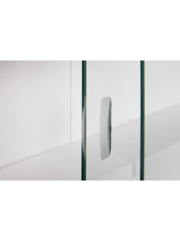 ebuy24 Vitrinenschrank Collecty Grau 80 x 9 cm