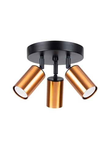 Nice Lamps Plafond SOLARA 3P schwarz/kupfer H 13