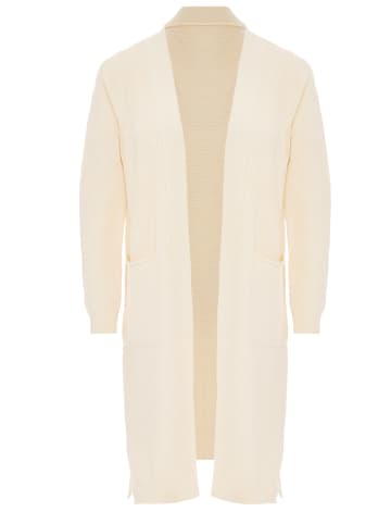 Jalene Damen Cardigan in Wollweiss