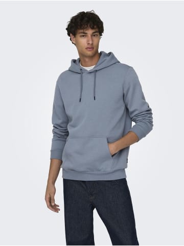 ONLY & SONS Kapuzenpullover in Flint Stone