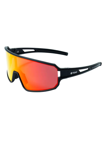 YEAZ SUNWAVE Sport-Sonnenbrille Black/Red in rot