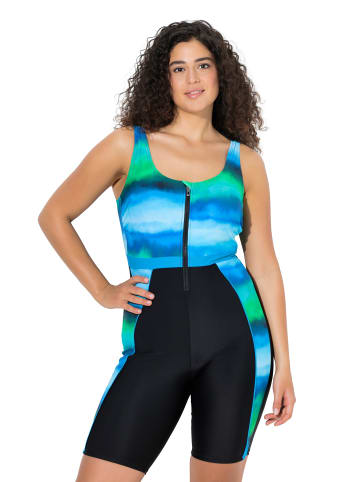 Ulla Popken Badeanzug in schwarz