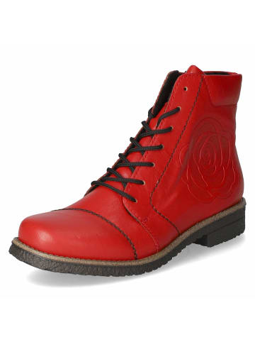 rieker Schnürstiefel in red