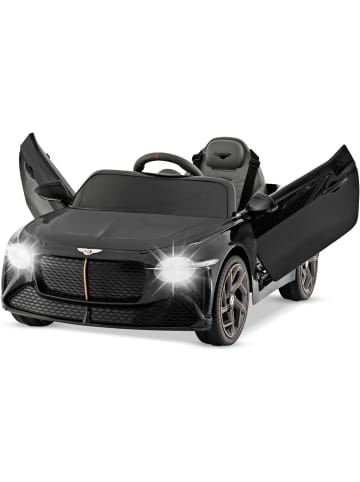 COSTWAY 12V Bentley Elektroauto ab 3 Jahren in Schwarz