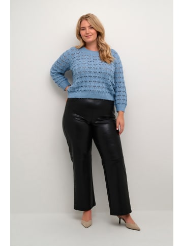 KAFFE curve Strickpullover KChelena in Faded Denim